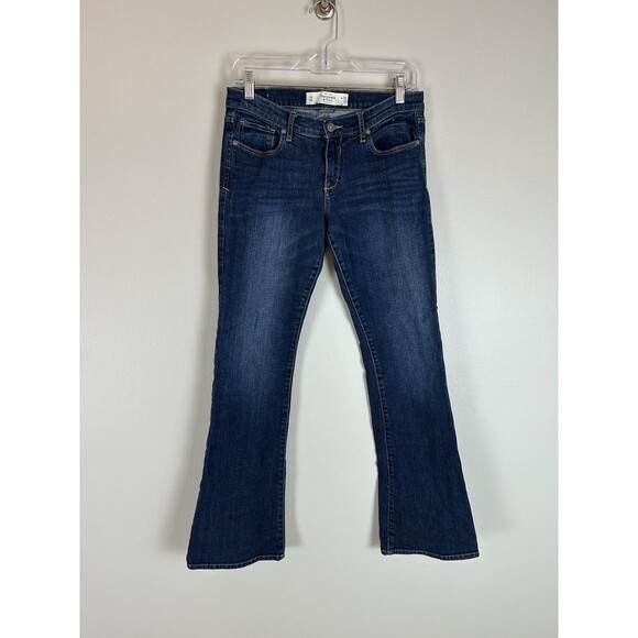 Abercrombie & Fitch Denim - Abercrombie & Fitch Women's 6 28 Blue Madison Jeans Low Rise Flare Stretch Y2K